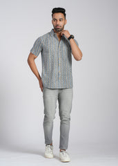 Cotton Printed Half Sleeve Shirt