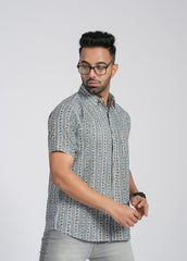 Cotton Printed Half Sleeve Shirt