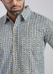Cotton Printed Half Sleeve Shirt