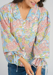 Hydrangea Lace Short Top