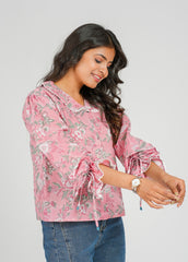 Blush Rose Lace Short Top