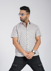 Cotton Printed Half Sleeve Shirt