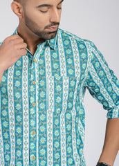 Cotton Printed Full Sleeve Shirt