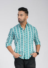 Cotton Printed Full Sleeve Shirt