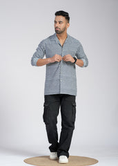 Cotton Poplin Full Sleeve Printed Shirt