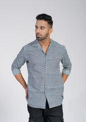 Cotton Poplin Full Sleeve Printed Shirt