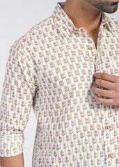 Cotton Printed Full Sleeve Shirt