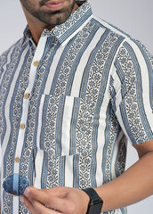 Cotton Printed Half Sleeve Shirt