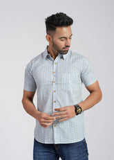 Cotton Printed Half Sleeve Shirt