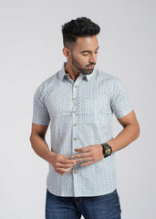 Cotton Printed Half Sleeve Shirt