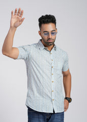 Cotton Printed Half Sleeve Shirt