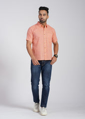Cotton Printed Half Sleeve Shirt