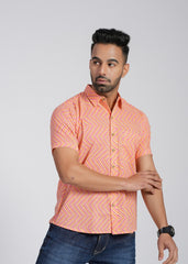 Cotton Printed Half Sleeve Shirt