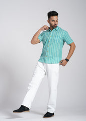 Cotton Printed Half Sleeve Shirt