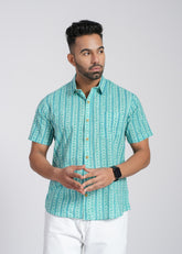 Cotton Printed Half Sleeve Shirt