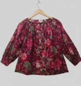 Crimson Printed Short Top