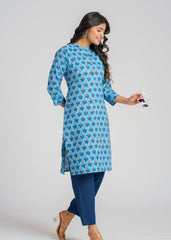 Cotton Block Printed Kurta