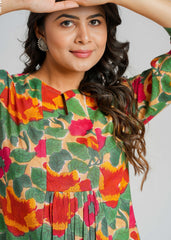 Ember Block Printed Short Top