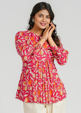 Scarlet Printed Short Top