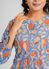 Bluebell Block Printed Short Top