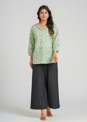 Tulsi Block Printed Short Kurti