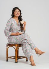 Grey Printed Co-Ord Set