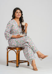 Grey Printed Co-Ord Set