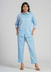 Blue Printed Co-Ord Set