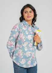 Clematis Printed Fitted Shirt