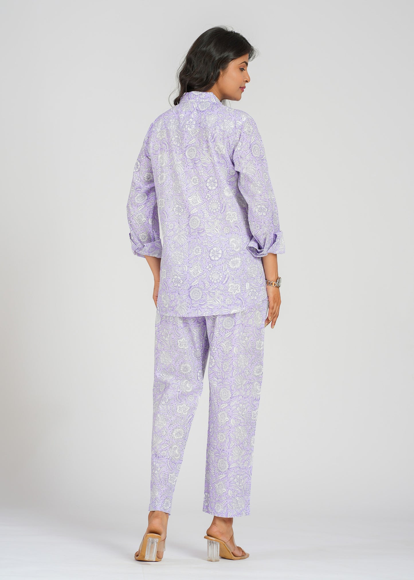 Lavender Printed Co-Ord Set
