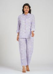 Lavender Printed Co-Ord Set