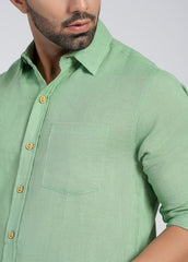 Cotton Flax Full Sleeve Shirt