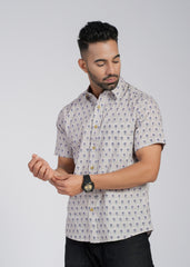Cotton Printed Half Sleeve Shirt