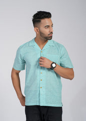 Cotton Printed Half Sleeve Shirt