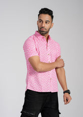 Cotton Printed Half Sleeve Shirt