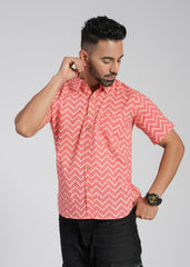 Cotton Printed Half Sleeve Shirt