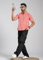 Cotton Printed Half Sleeve Shirt