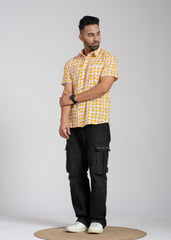 Cotton Printed Half Sleeve Shirt