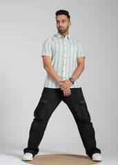 Cotton Printed Half Sleeve Shirt