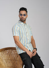 Cotton Printed Half Sleeve Shirt