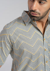 Cotton Printed Half Sleeve Shirt