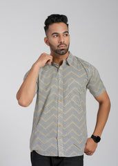 Cotton Printed Half Sleeve Shirt