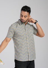 Cotton Printed Half Sleeve Shirt