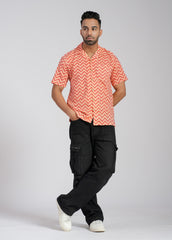 Cotton Printed Half Sleeve Shirt