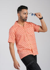 Cotton Printed Half Sleeve Shirt
