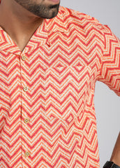 Cotton Printed Half Sleeve Shirt