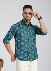 Cotton Printed Full Sleeve Shirt
