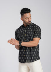 Cotton Printed Half Sleeve Shirt