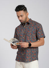Cotton Printed Half Sleeve Shirt