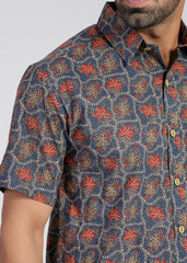 Cotton Printed Half Sleeve Shirt